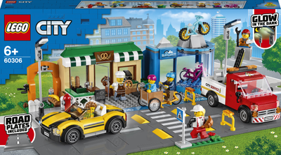 Zestaw klocków LEGO City Ulica handlowa 533 elementy (60306)