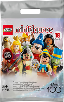 Zestaw klocków LEGO Minifigures Disney 100 8 elementów (71038) (5702017417813)