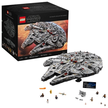 Zestaw klocków LEGO Star Wars Sokół Millennium 7541 element (75192)