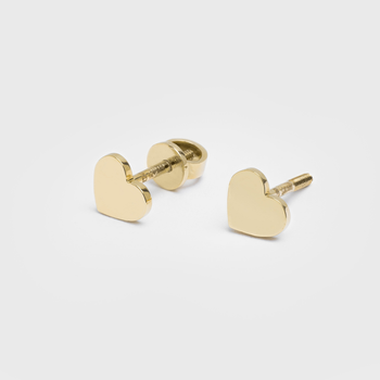 Сережки LUNET «Серце» із жовтого золота 317693100