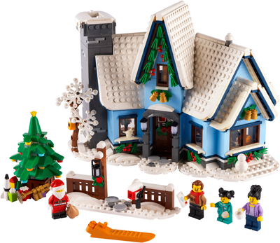 Zestaw klocków LEGO Wizyta Świętego Mikołaja 1445 elementów (10293)