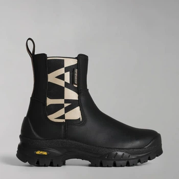 Жіночі челсі високі Napapijri Woman Leather Chelsea Boot NP0A4H7B-041 38 Чорні (196011578062)