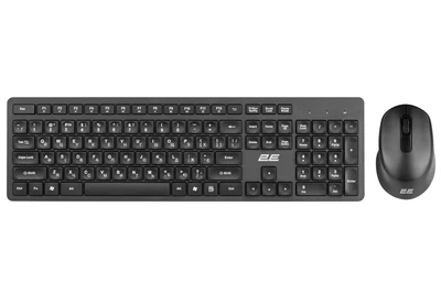 Клавиатура и мышь беспроводная 2E MK420 WL Black (2E-MK420WB_UA)
