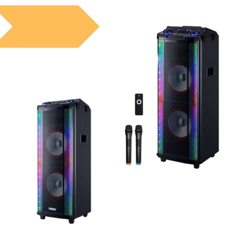 Активна акустична система XPRO-TD1070 з пультом та мікрофоном чорний (MER-15692_8944)