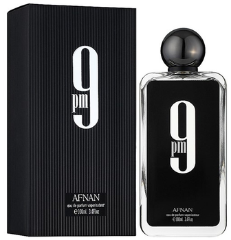 Woda perfumowana unisex Afnan 9 PM Black 100 ml (6290171002338)