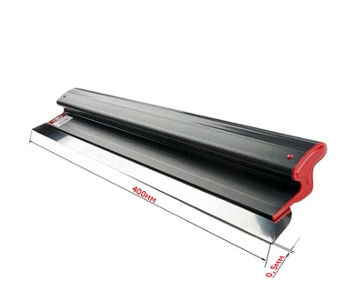 Шпатель нержавіючий OLEJNIK PROFESSIONAL 1239400G5P, 400мм*0,5мм, ручка пластик, зі змінним лезом