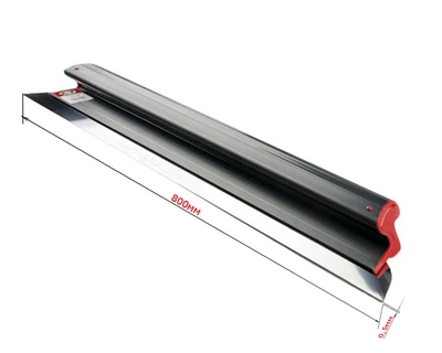 Шпатель нержавіючий OLEJNIK PROFESSIONAL 1239800G5P, 800мм*0,5мм, ручка пластик, зі змінним лезом