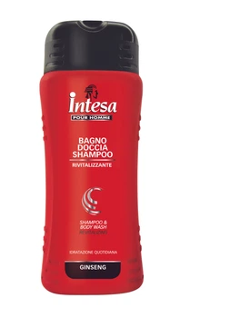 Шампунь-гель для душа INTESA Pour Homme Bath & Shower Shampoo Gineseng (8003510003570)