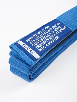 Пояс для кимоно MANTO MOTTO BJJ Belt Blue (MNA853-BLU-A4)