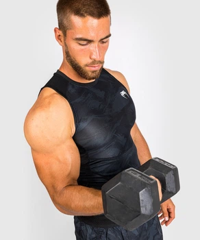 Компресійна майка Venum Electron 3.0 Rashguard Sleeveless Black (VENUM-04553-001-M)