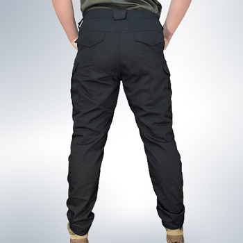 Чоловічі штани тактичні літні для силових підрозділів ріп стоп 46 Чорний
