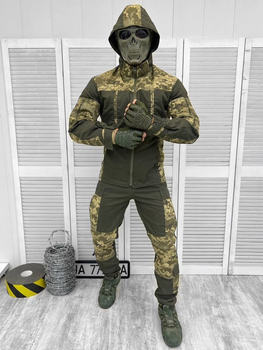 Тактичний військовий костюм гірка Rate ( Куртка + Штани ), Камуфляж: Піксель ЗСУ, Розмір: XL