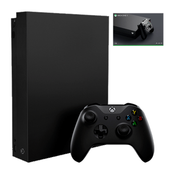 Набор Консоль Microsoft Xbox One X 1TB Black Б/У + Коробка Standart