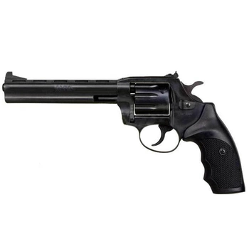 Револьвер под патрон Флобера Alfa 461 (6.0", 4.0мм), ворон-пластик