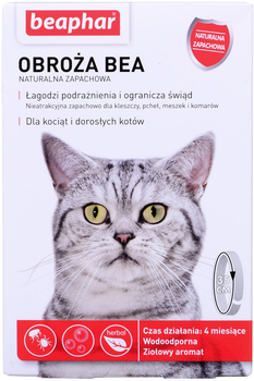 Obroża dla kociąt i kotów BEAPHAR Bea przeciw insektom wodoodporna 35 cm (DLZBEPSMY0001)