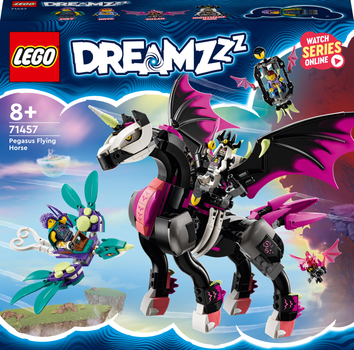 Zestaw klocków LEGO DREAMZzz Latający koń Pegasus 482 elementy (71457)
