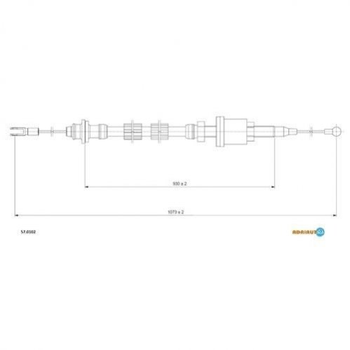 Трос сцепления Adriauto (570102)