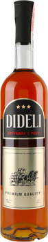 Коньяк Украины Dideli ординарный 3* 0.5 л 40% (4820242570033)
