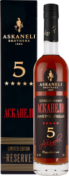 Бренді Askaneli Reserve Limited Edition 5 річний 0.5 л 40% у коробці (4860053014715)