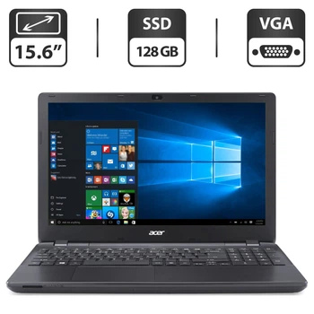 Ноутбук Б-класс Acer Extensa 2510 / 15.6" TN / Intel Core i3-4005U (2(4) ядра по 1.7GHz) / 4GB DDR3 / 128GB SSD / HD Graphics 4400 / WebCam / VGA б/в