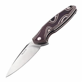 Нож складной Ruike Fang P105-K (длина: 213мм, лезвие: 92мм), серый