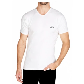 Футболка Kappa T-shirt Mezza Manica Scollo V белый Муж M K1311 Bianco M
