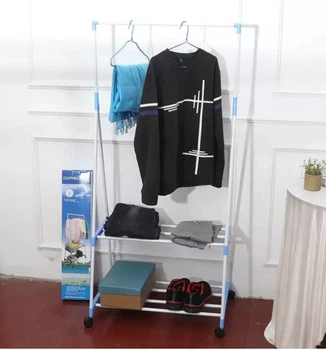 Напольная вешалка для одежды Металл + пластик Clothes Rack Multi-Function Синий (1170CRMFVSHLKC1) TIN66