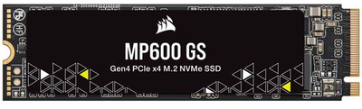 SSD диск Corsair MP600 GS 500GB NVMe M.2 2280 PCIe 4.0 x4 3D NAND TLC (CSSD-F0500GBMP600GS)