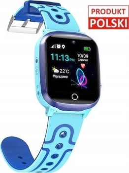 Дитячий телефон-годинник з GPS-трекером GOGPS ME K17 Blue (K17BL)
