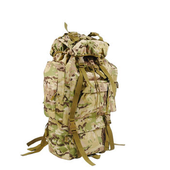 Тактичний армійський рюкзак, мультикам, 80л