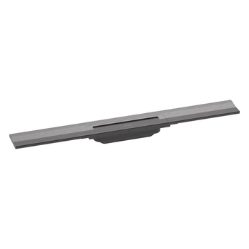 Трап линейный для душа HANSGROHE RainDrain Flex 700мм монтаж в стену черный 56050340