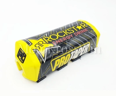 Подушка квадратная на стойки руля Protaper RockStar, желтая