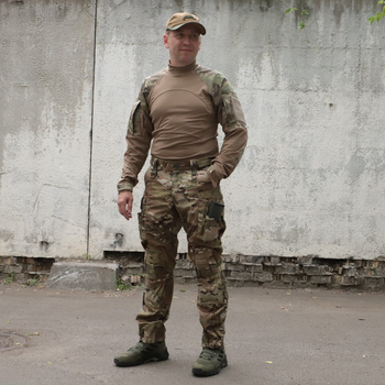 Тактична сорочка УБАКС Мультікам Койот. UBACS з довгим рукавом "Самурай" розмір 66 (914-1)