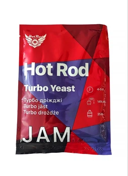 Спиртовые турбо дрожжи Hot Rod Jam на 25 л (69г) для фруктовых браг