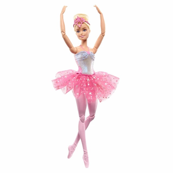 Lalka Blondynka Baletnica Barbie Magiczne swiatelka (194735112241)