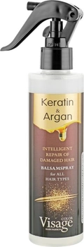 Бальзам-спрей для волос с кератином и аргановым маслом - Visage Keratin & Argan Balsam Spray 200ml (698325-174269)