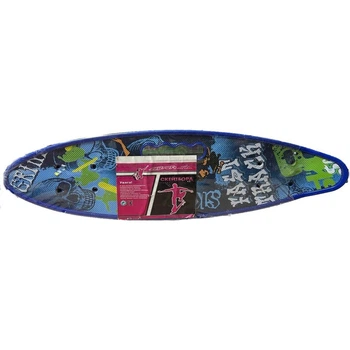 Пенни борд Best Board с ручкой светящиеся колеса 55 см Синий