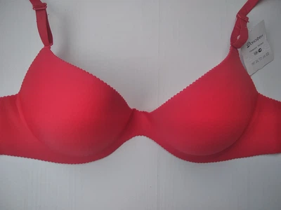 Бюстгальтер Donafen бесшовный push up красный 85С 5171
