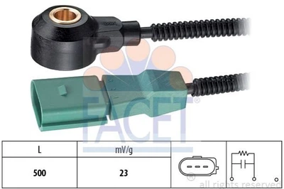Датчик детонации FACET 93163 Volkswagen Passat, EOS, Jetta, Golf, Tiguan; Audi A3, A4, A5, A7, Q7, A8, TT, Q5, A6; Porsche Cayenne 06E905376, 06E905376A, 06E905377A