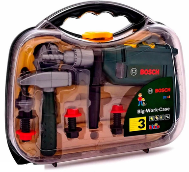 Zestaw zabawek Klein Walizka z wiertarką i narzędziami Bosch 8416 (4009847084163)