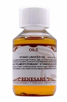 Полимеризованное льняное масло Stand Linseed Oil, 100 мл, Renesans