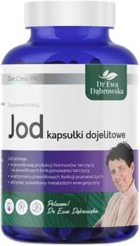 DR Ewa Dąbrowska Jod dojelitowe 180 kapsułek (5906395564149)