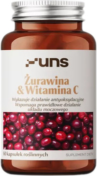 UNS Żurawina & Witamina C 60 kapsułek (5904238961971)
