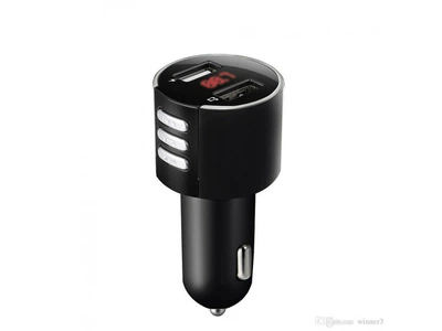 FM модулятор для авто CAR X18 4в1 Bluetooth/2USB/microSD, 2,1А Черный
