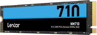 Dysk SSD Lexar NM710 2TB NVMe M.2 PCIe 4.0 x4 3D NAND (TLC) (LNM710X002T-RNNNG)