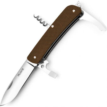 Нож Ruike Criterion Collection L31, коричневый