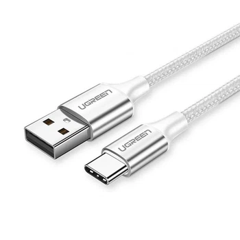Кабель USB-Type-C Ugreen US288QC 3.0 3A 1.5m White (60132)