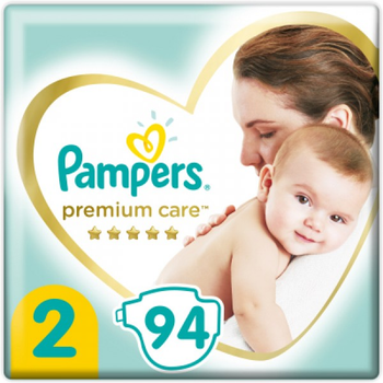 Підгузок Pampers Premium Care Mini Розмір 2 (4-8 кг) 94 шт (8001841104911)