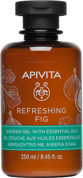 Żel pod prysznic Apivita Odświeżająca Figa z olejkami eterycznymi 250 ml (5201279070335)