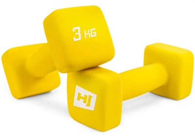 Гантели для фитнеса неопреновые квадратные Hop-Sport HS-V030DS 2х3кг